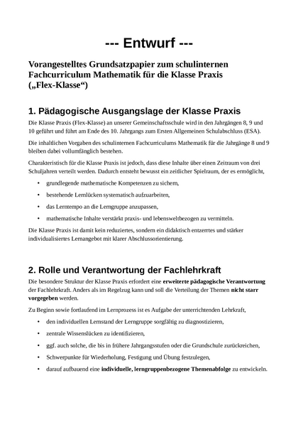 Vorbemerkung